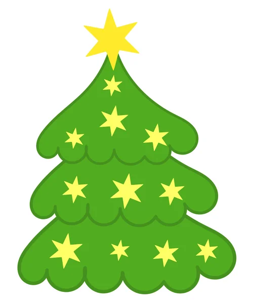 Árbol de Navidad — Vector de stock