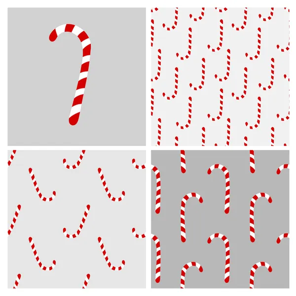 Candy cane achtergronden — Stockvector