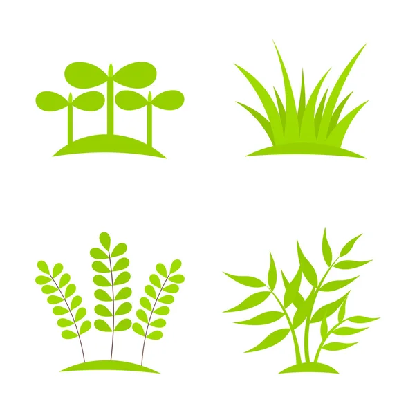 Растительные иконы — стоковый вектор