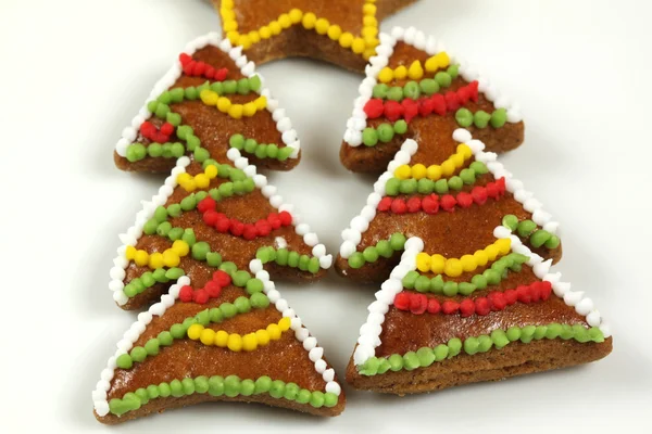Biscuits aux arbres de Noël — Photo