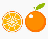 oranžový ovocné řezy