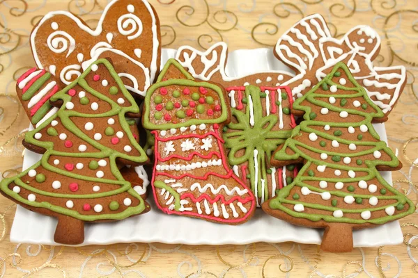 Χριστουγεννιάτικα μπισκότα με μελόψωμο — Φωτογραφία Αρχείου