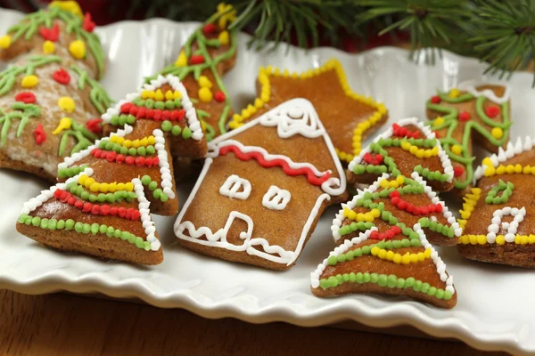 Árboles de Navidad galletas — Foto de Stock