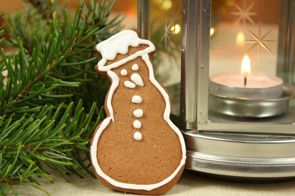 Cookie snowman — Stock Photo, Image