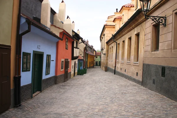 Golden Lane em Praga — Fotografia de Stock