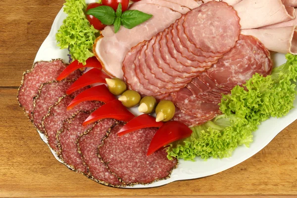 폴란드어 햄과 소시지 — 스톡 사진