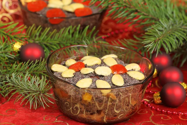 Poppy seed dessert — Stock Photo, Image