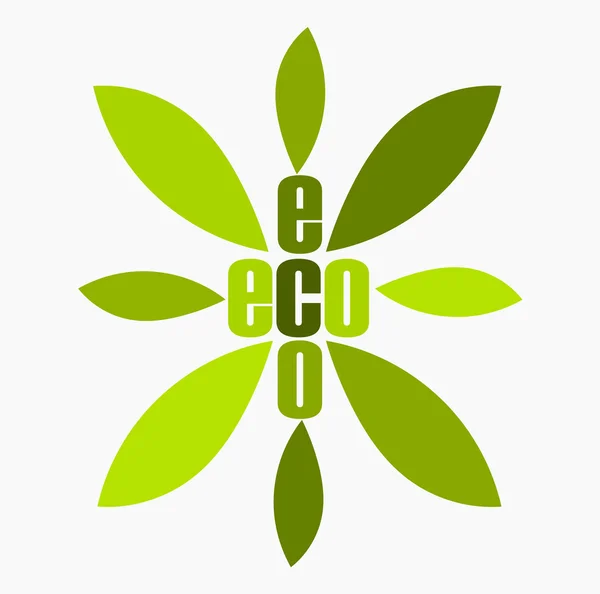 Eco symbol — Stock Vector