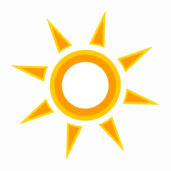 Sun symbol — Stock Vector