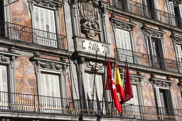Plaza Mayor, Madrid — Stok fotoğraf