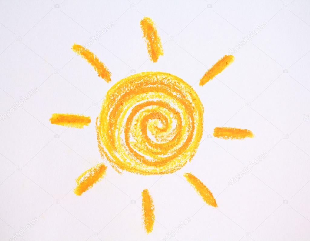 Sun drawn