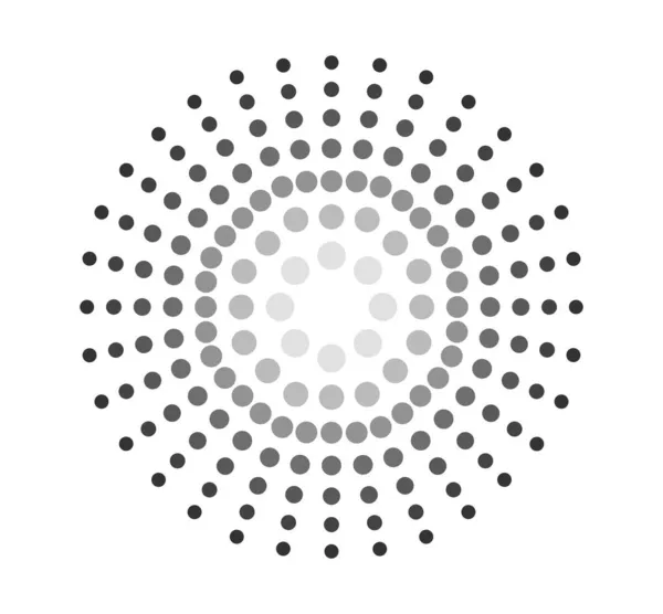Abstract Cirkelvormig Symbool Vectorillustratie — Stockvector