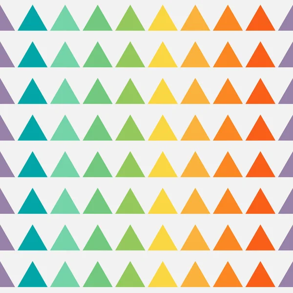 Triangles Colorés Motif Géométrique Sans Couture Illustration Vectorielle — Image vectorielle
