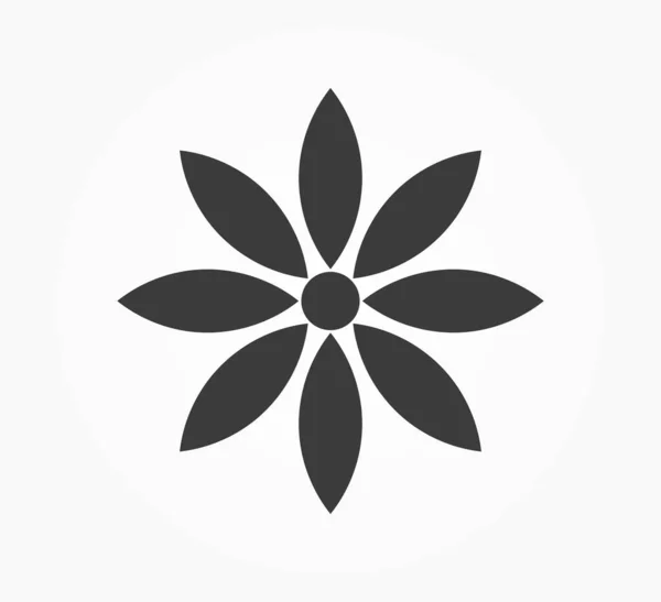Піктограма Форми Квітки Векторні Ілюстрації — стоковий вектор