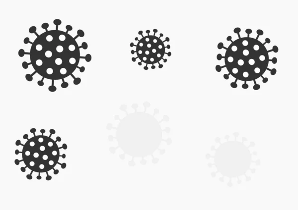Koronavirový Virus Pohraničí Vektorová Ilustrace — Stockový vektor