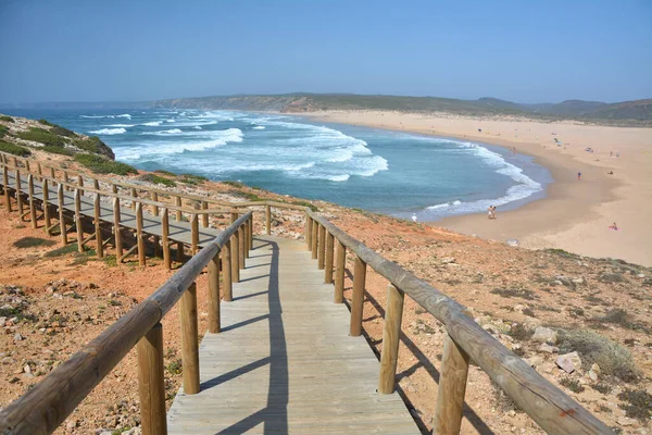 Beautiful beach in Algarve, Portugal. Praia da Bordeira.