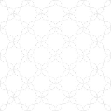 Beyaz arka planda çiçek desenli, parlak bir çizgi. Vektör yanılsaması.