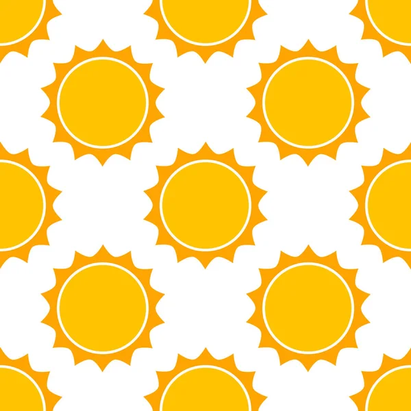 太阳无缝模式 矢量图 — 图库矢量图片