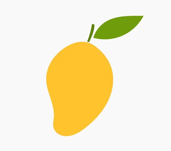 Icône Symbole Fruit Mangue Illustration Vectorielle — Image vectorielle