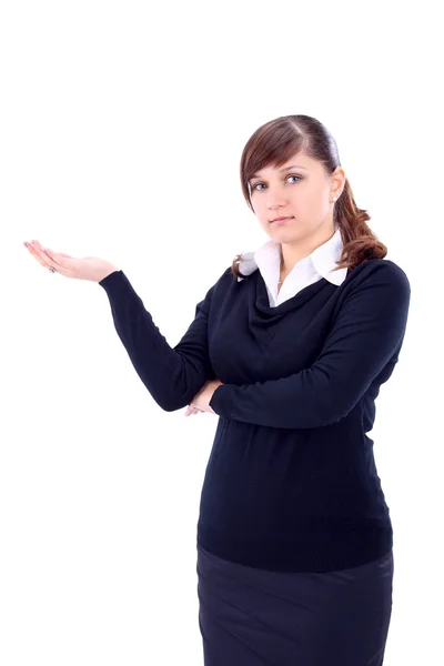 Retrato de una joven atractiva mujer de negocios. —  Fotos de Stock