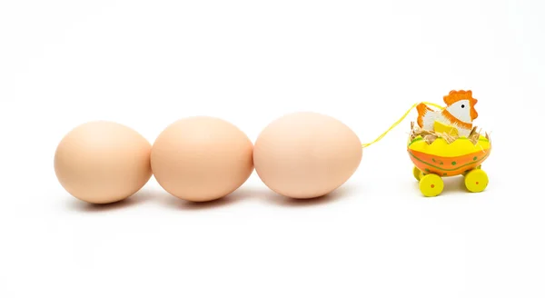 Яйца для буксировки — стоковое фото
