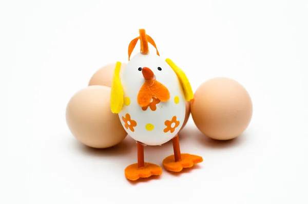 Смешное пасхальное яйцо — стоковое фото