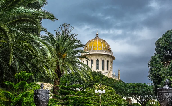 Palacio Bahai Haifa Imágenes de stock libres de derechos
