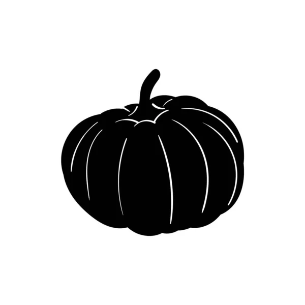 Halloween-Kürbissymbol zum Schneiden, Drucken und Sublimieren — Stockvektor