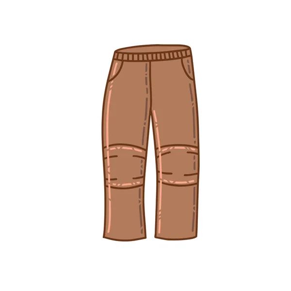 Pantalon de randonnée icône pour hommes et femmes — Image vectorielle