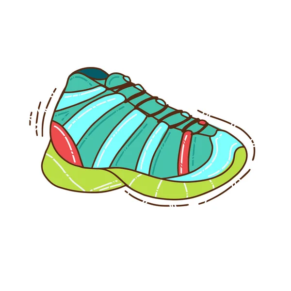 Hiking sneakers for kids and adults — Stock Vector