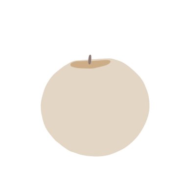 Scented candle icon for home fragrance, calming, mood. Vector illustration