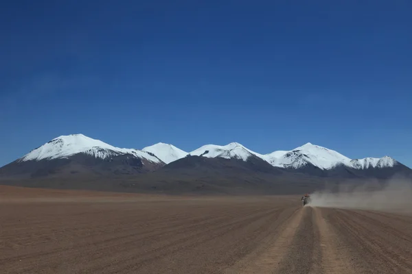Boliwia Altiplano drogi — Zdjęcie stockowe