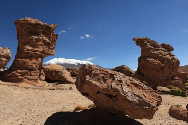 Steinformationen altiplano bolivien — Stockfoto