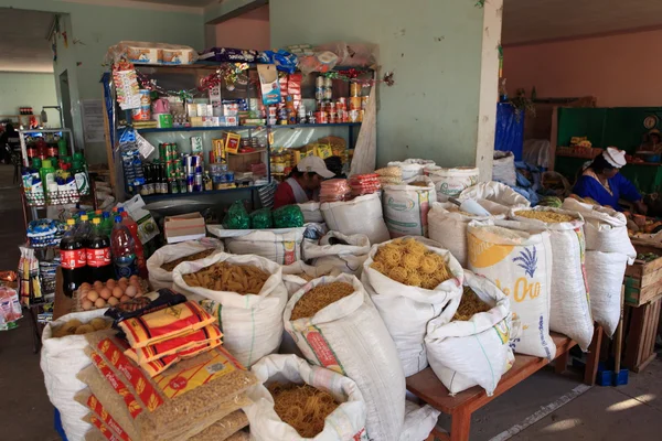 Food Shop in Bolivia — Stock Photo, Image