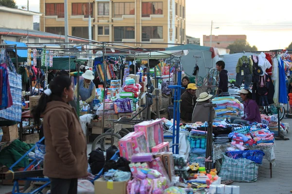 Uyuni Bolivya semt pazarı — Stok fotoğraf
