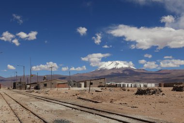 Bolivya eski tren istasyonu