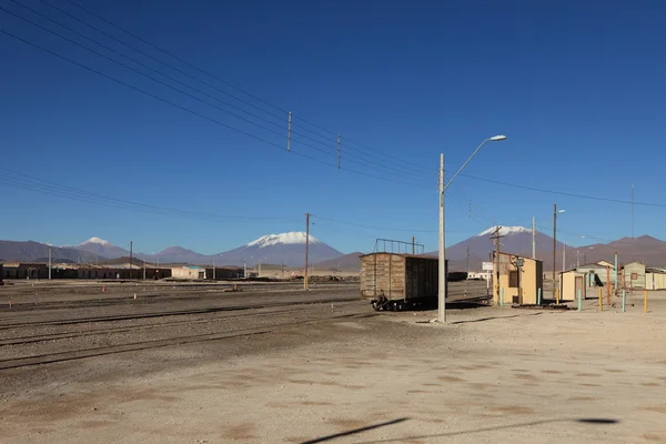 Stary dworzec kolejowy w Boliwii — Zdjęcie stockowe