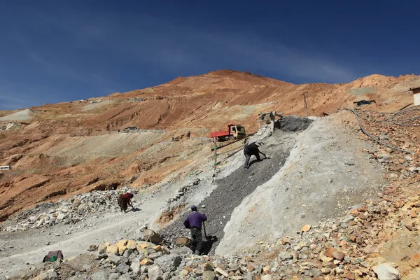 Silvermines 在 potosi 玻利维亚 — 图库照片