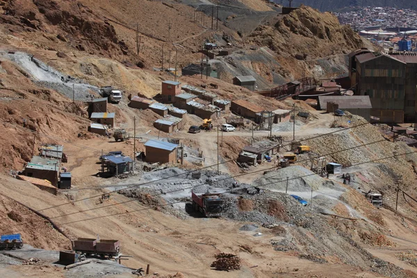 Silvergruvorna i Potosí bolivia — Stockfoto