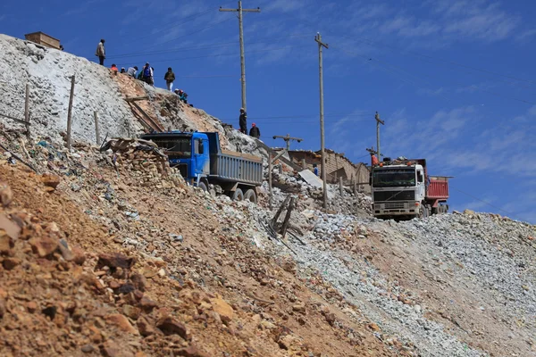 Mineração de prata em Potosí, Bolívia — Fotografia de Stock