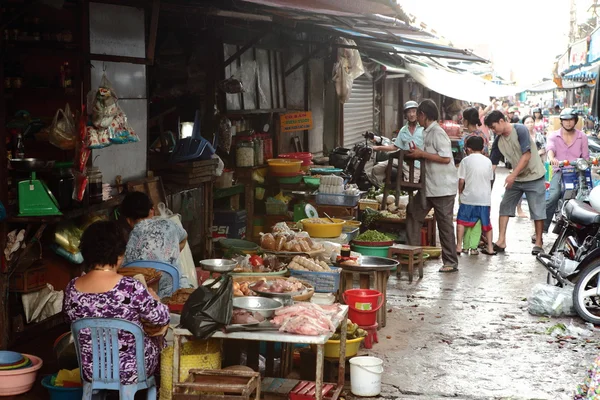 Vietnam sokak pazarı — Stok fotoğraf