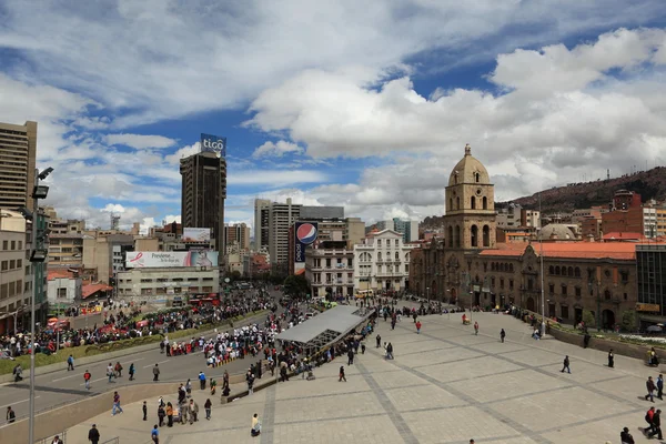 Une manifestation à La Paz — Photo