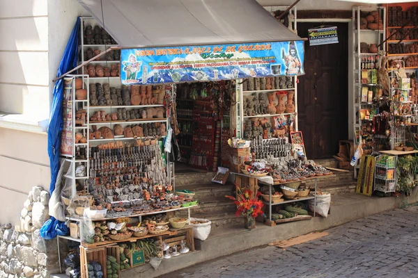 Mercado de bruxas em La Paz — Fotografia de Stock