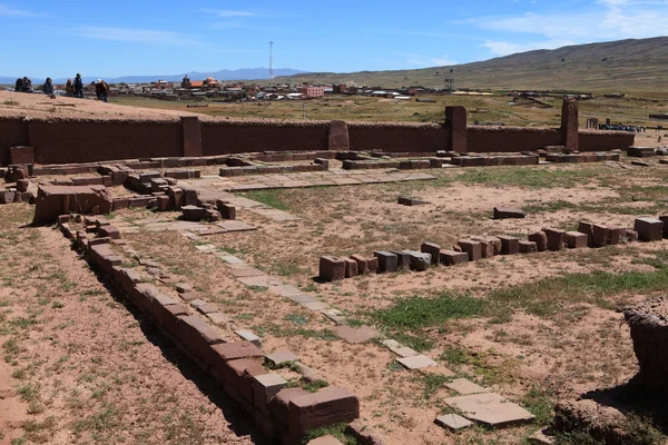 I monumenti di Tiwanaku — Foto Stock