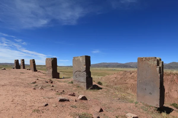 I monumenti di Tiwanaku — Foto Stock