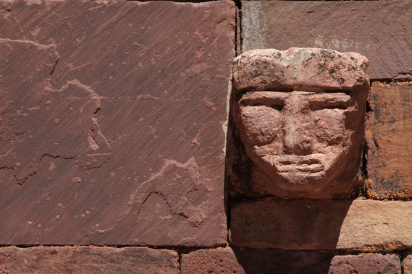 Tiwanaku gelen anıtları — Stok fotoğraf