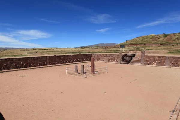 I monumenti di Tiwanaku — Foto Stock