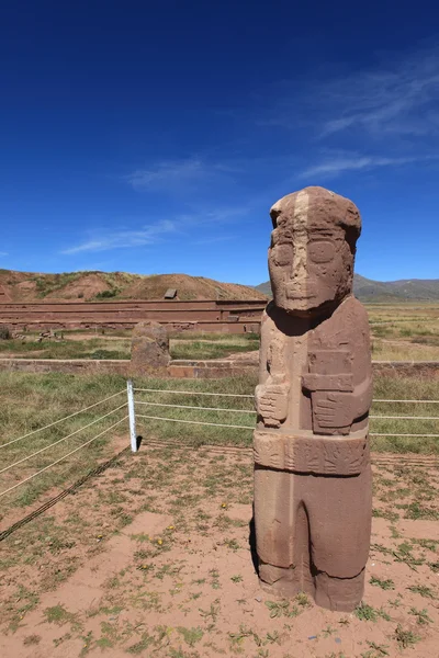 Памятники Тиванаку — стоковое фото