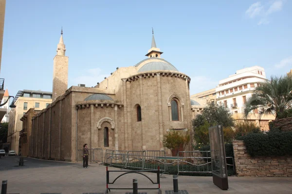 Mosquée et églises à Beyrouth — Photo