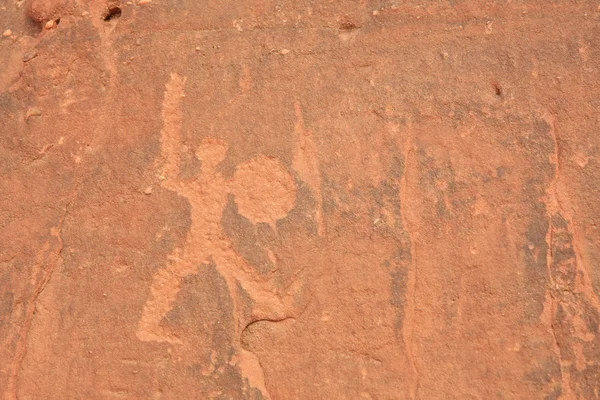 Upoważnienie w rock art — Zdjęcie stockowe